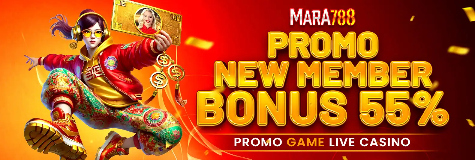 BONUS NEW MEMBER 55% LIVE CASINO